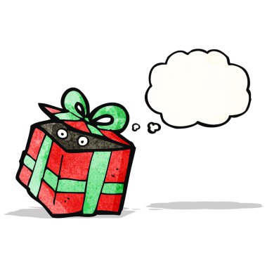 karikatür hediye kutusu