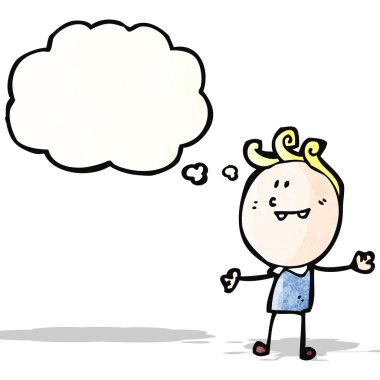 mutlu doodle çocuk