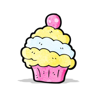 karikatür cupcake