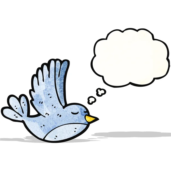 Cartoon flying bird — Stock Vector