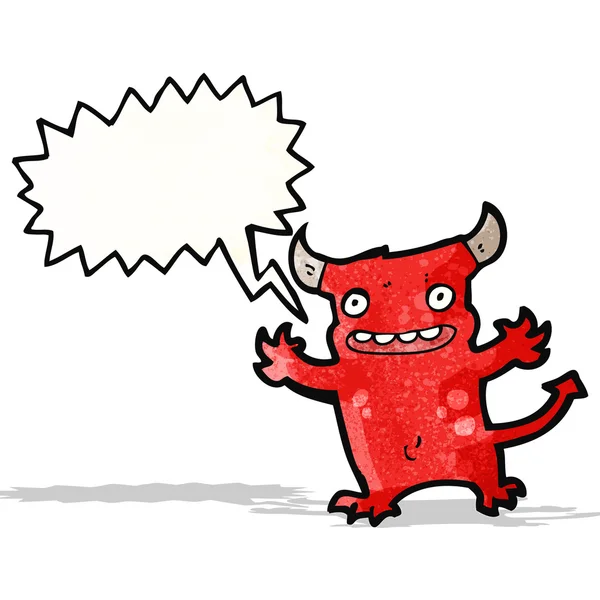 Cartoon little devil — Stock Vector