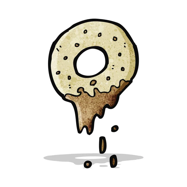 Donut dos desenhos animados — Vetor de Stock