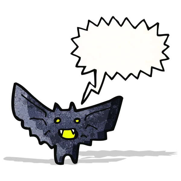 Pipistrello cartone animato Halloween — Vettoriale Stock