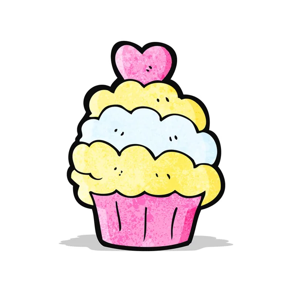 Cupcake de bande dessinée — Image vectorielle