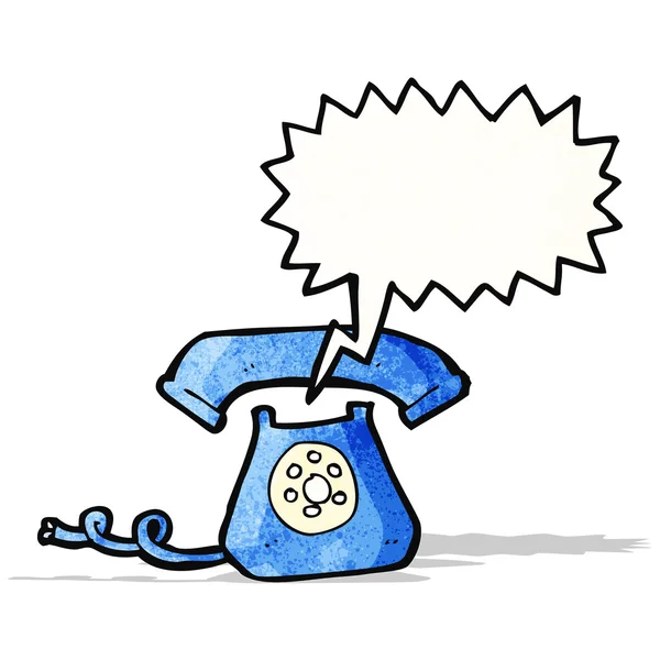 Cartoon rinkelen telefoon — Stockvector