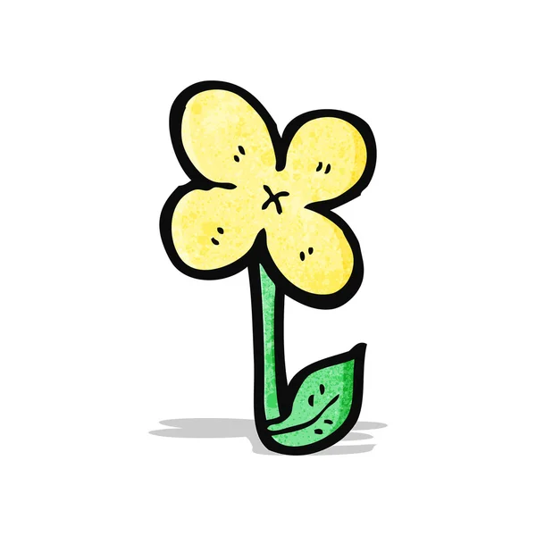 Flor de dibujos animados — Vector de stock