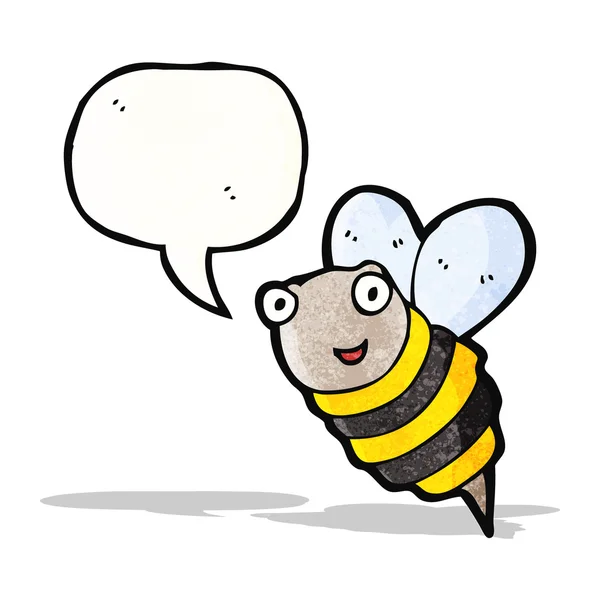 Cartoon bee — Stockvector