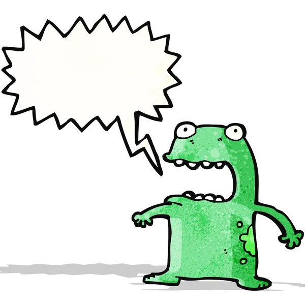 Funny frog cartoon — Stock Vector