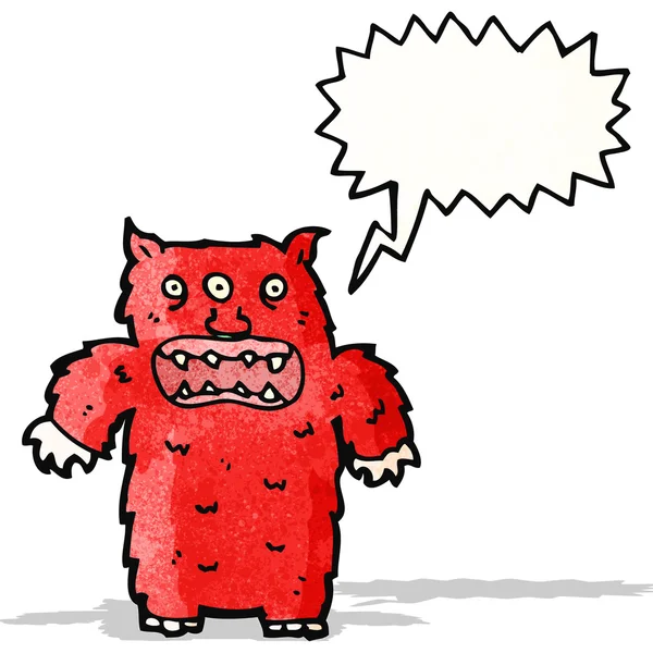 喊怪物卡通 — 图库矢量图片
