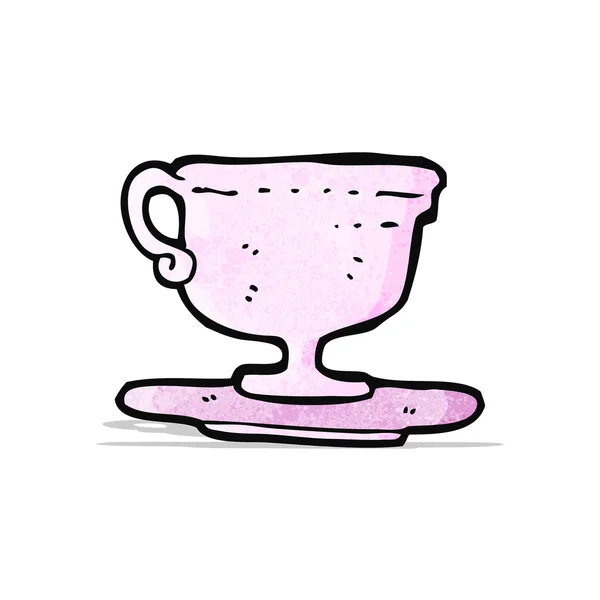Taza de té de dibujos animados — Archivo Imágenes Vectoriales