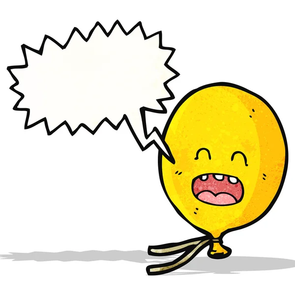 说话的气球卡通人物 — 图库矢量图片