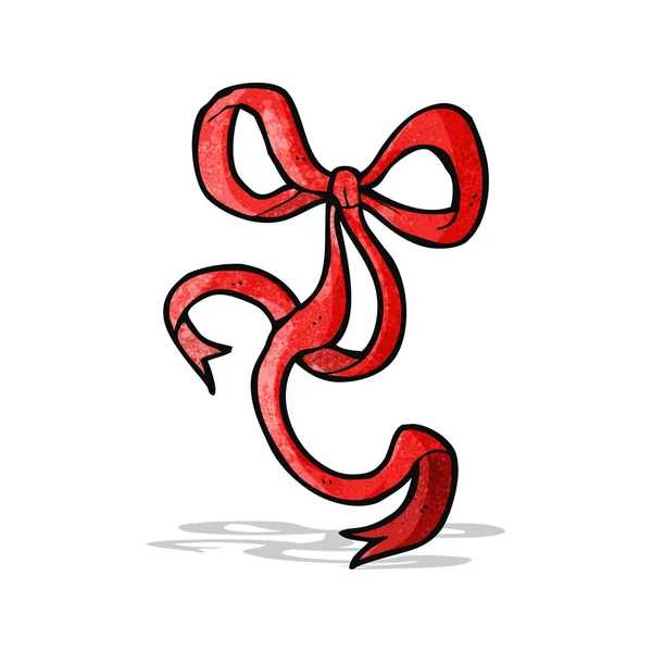 Cartoon ribbon bow — Stock Vector