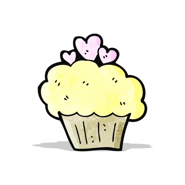 Cupcake dibujos animados — Archivo Imágenes Vectoriales