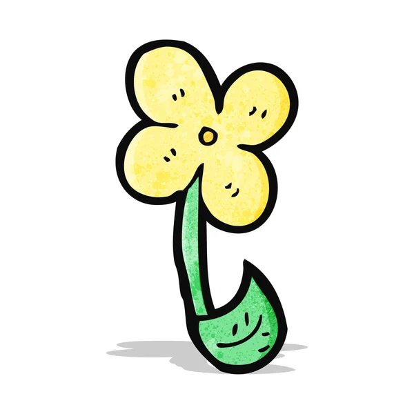 Blume Cartoon — Stockvektor