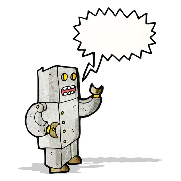 ロボット漫画の話 — ストックベクタ