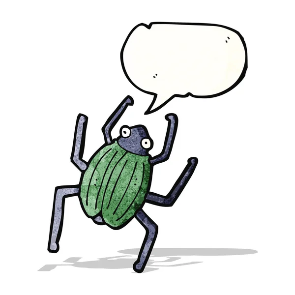 Insecto gigante de dibujos animados — Vector de stock
