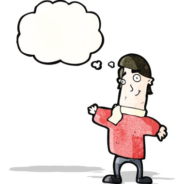 çizgi adam düşünce balonu