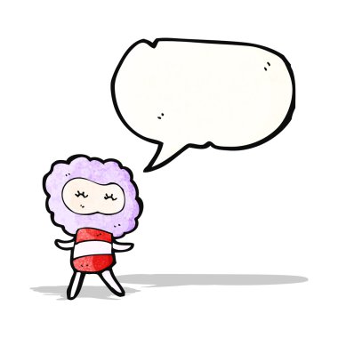 küçük bulut canavar cartoon