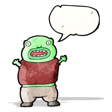 karikatür mutant adam