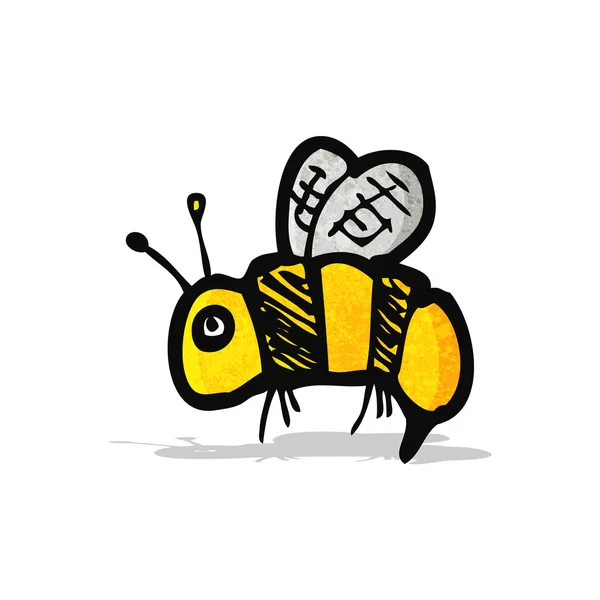 Abeille dessin animé doodle — Image vectorielle