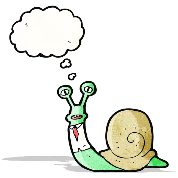 Caracol de dibujos animados — Vector de stock