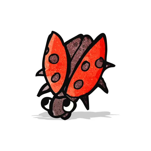 Coccinelle de bande dessinée — Image vectorielle