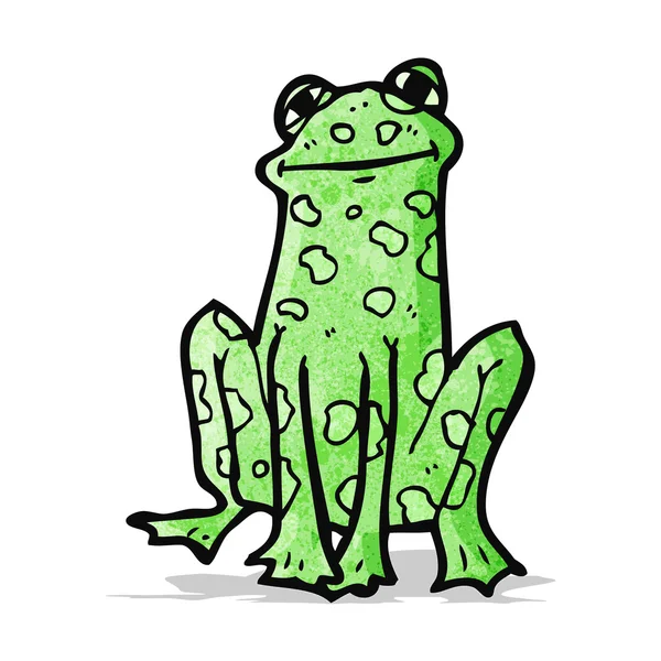 Grenouille de bande dessinée — Image vectorielle