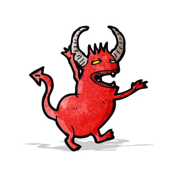 Cartoon little devil — Stock Vector