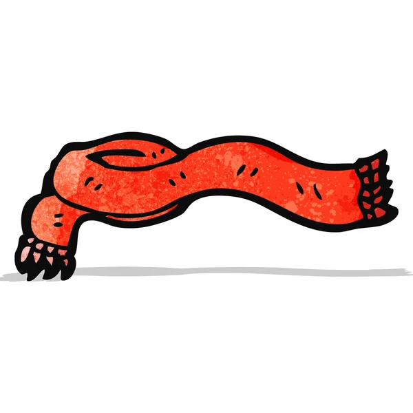 Écharpe de dessin animé — Image vectorielle