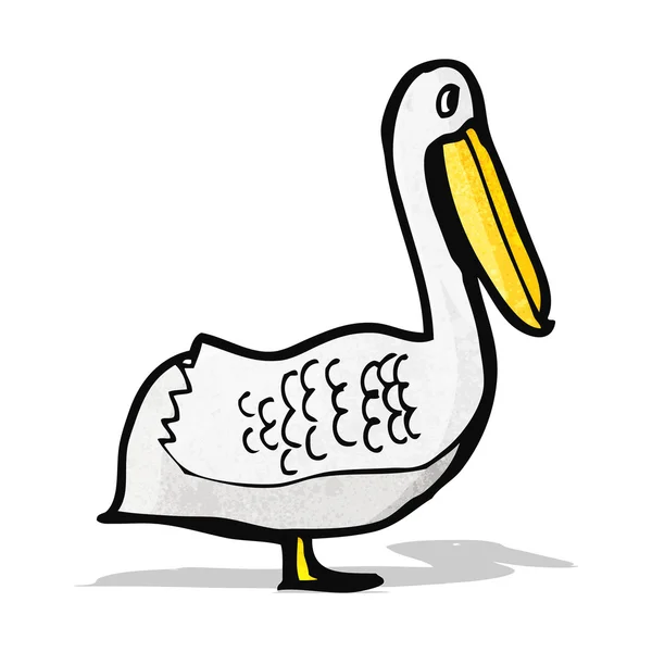 Cartoon pelican — Stock Vector