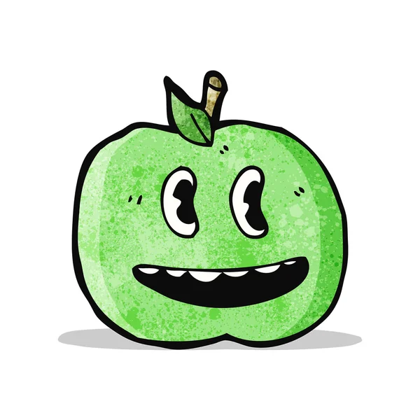 Personagem de desenho animado da Apple — Vetor de Stock