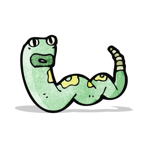 Karikatür yılan — Stok Vektör