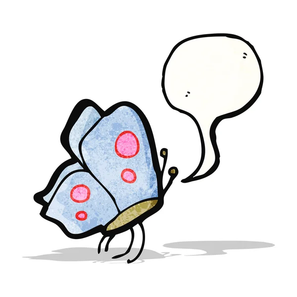 Cartoon vlinder — Stockvector