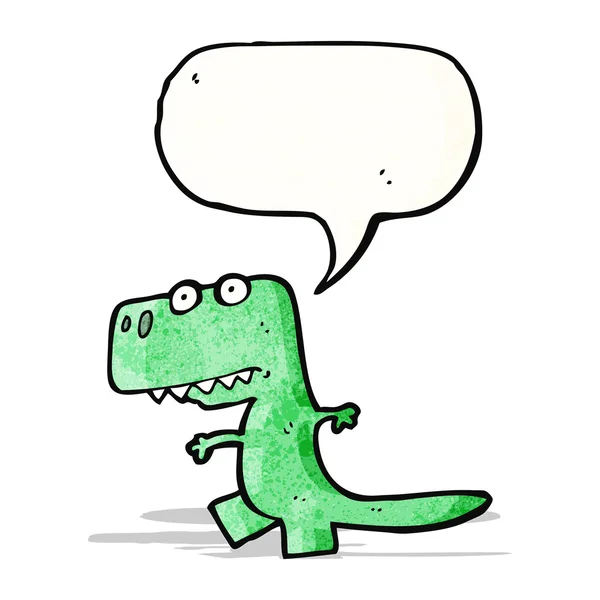 Cartoon lustiger Dinosaurier — Stockvektor
