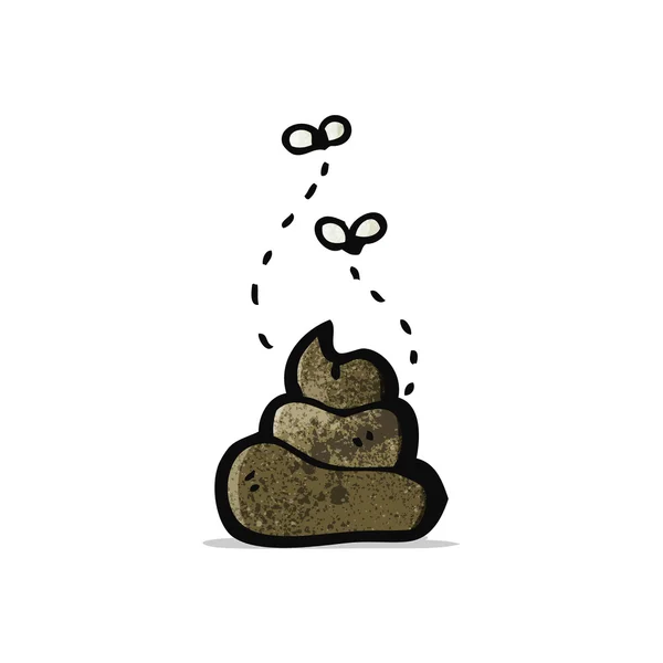Cartoon dog poop — Stock Vector