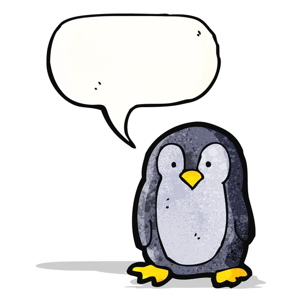 Cute cartoon pinguïn — Stockvector