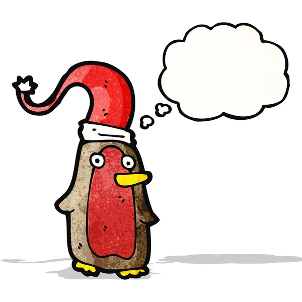 Funny cartoon penguin — Stock Vector