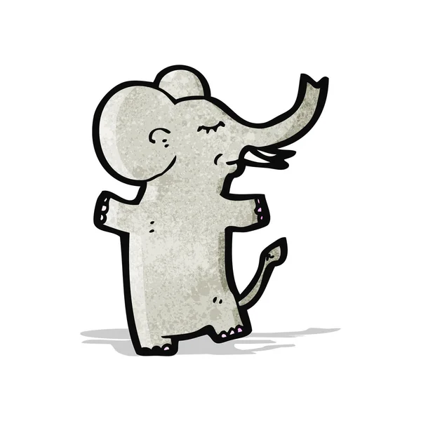 Elefante dei cartoni animati — Vettoriale Stock