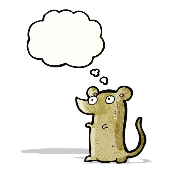 Pequeno rato dos desenhos animados — Vetor de Stock
