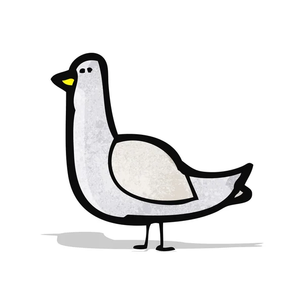 Cartoon pigeon — Stock Vector