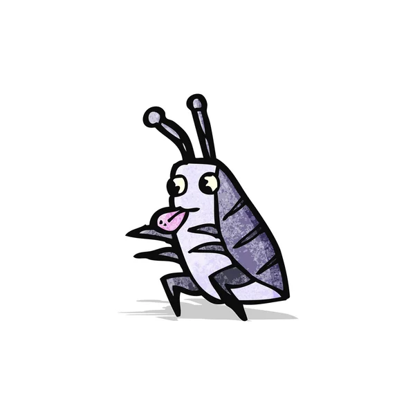 Γελοιογραφία μικρό έντομο — Διανυσματικό Αρχείο