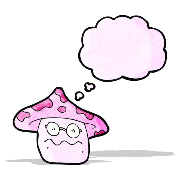 魔法蘑菇卡通人物 — 图库矢量图片
