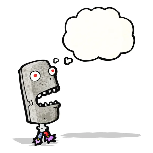 Cartoon robot hoofd — Stockvector