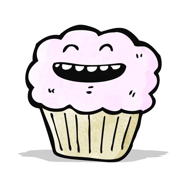 Cupcake de bande dessinée — Image vectorielle