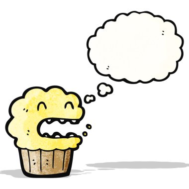 karikatür cupcake