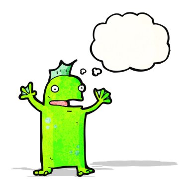 karikatür bataklık canavarı