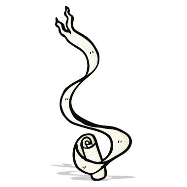 Dekoratif kaydırma karikatür