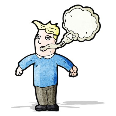 Sigara içenler nefes adamla çizgi film