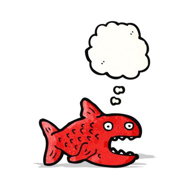 karikatür piranha