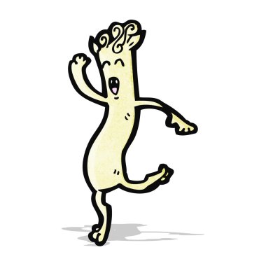 karikatür büyülü yaratık